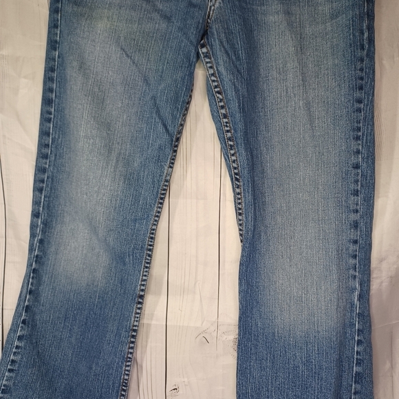 Lucky Brand Dungarees Wondering Scarlett Calassic Blue Denim Jeans - Picture 3 of 14